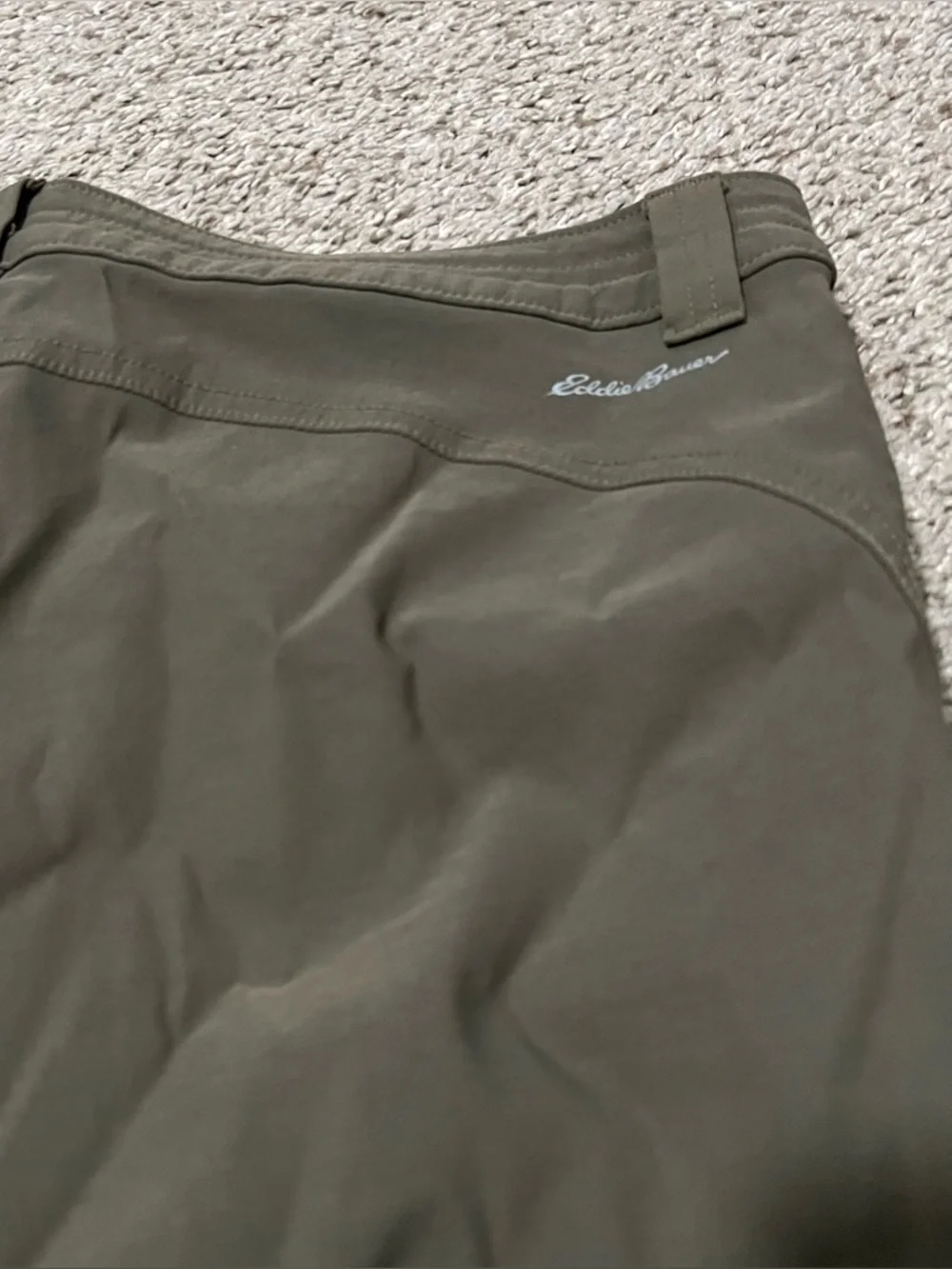 Eddie Bauer Women’s Nylon Blend Olive First Ascent Cargo Hiking Pants Sz 10 - Picture 13 of 13
